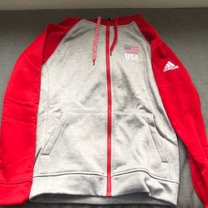 USA Adidas Women’s Zip-Up Jacket